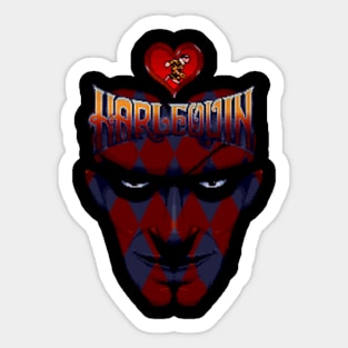 Harlequin Sticker